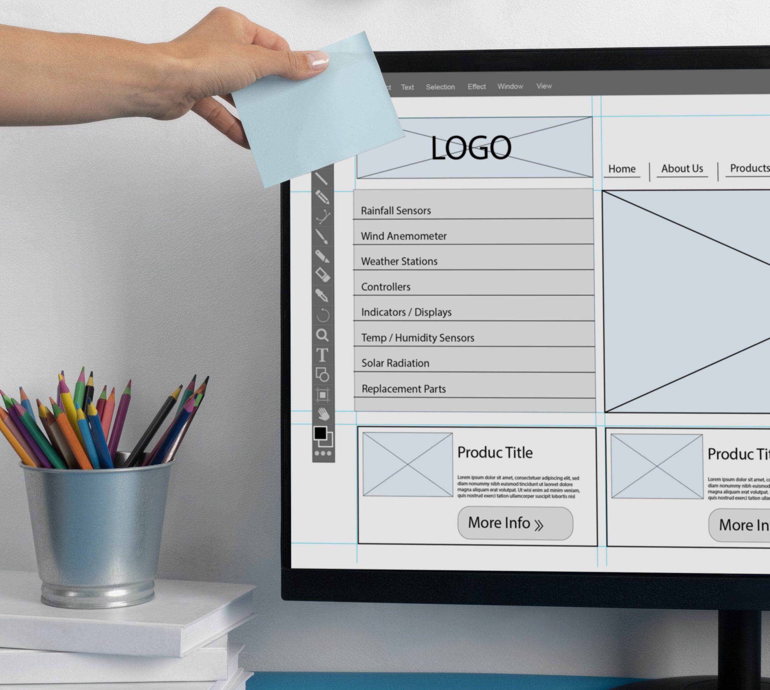 Diseñador página web Málaga trabajando en un sitio profesional